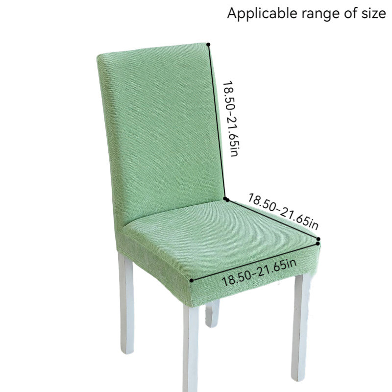 Drag Racing Dining Chair Slipcover Orange